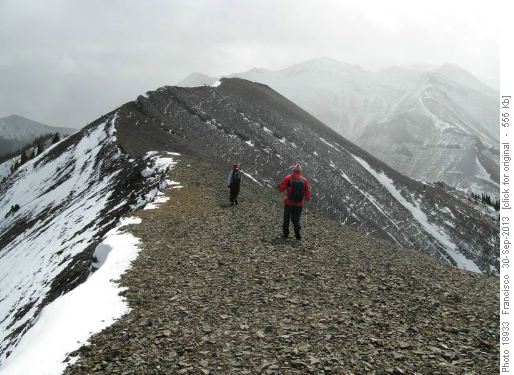 Final ridge to summit