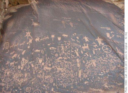 Newspaper Rock petroglyphs
