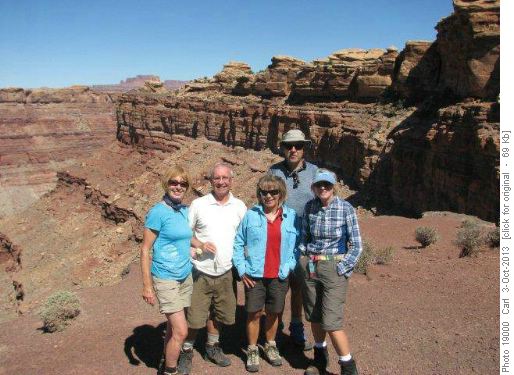 Ginger, Carl, Barb, Ron, Christine