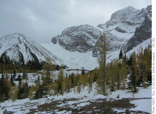 Rae Lake from larchy ridge