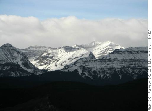 Looking west to the front ranges