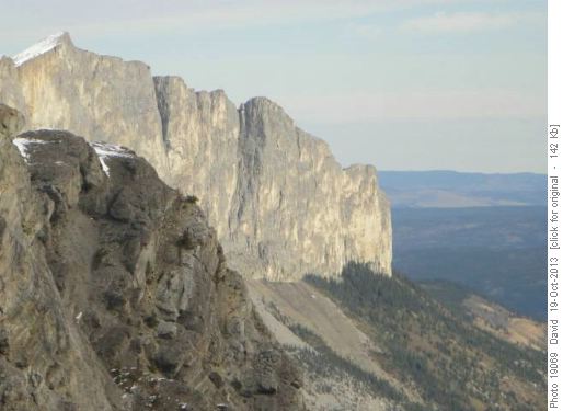 Mt. Yamnuska from Mt. Loder