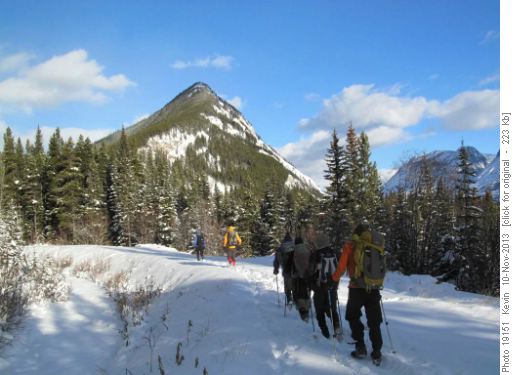 Approaching the South ridge of Lawson