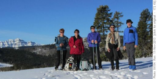 Jennifer, Barb, Teresa, Mo & Ron on Long Prairie Ridge