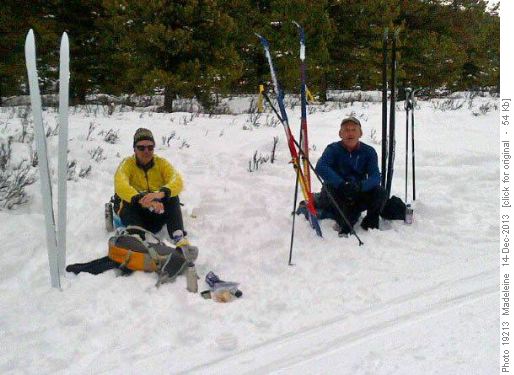 Lunch break on the Moose Loop