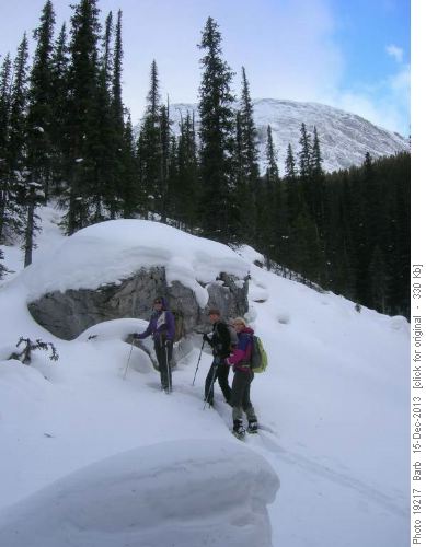 Aldis, Jennifer & Denise at Rocks above Marushka (Shark) Lake