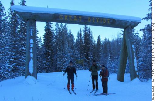 John, Bernie & Barb at the Great Divide
