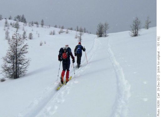 Last steps to Healy Pass