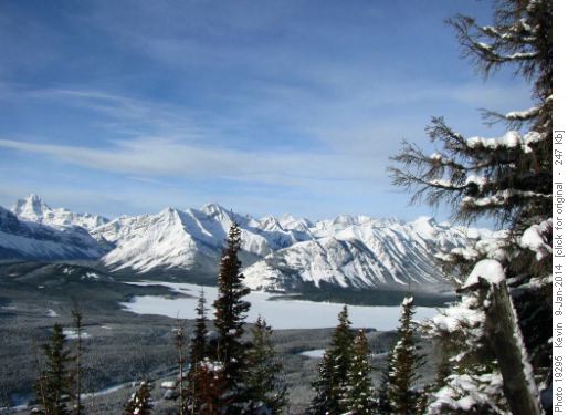 Spray Valley from Mt Engadine