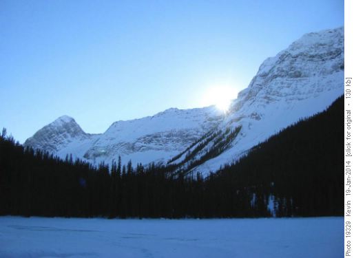Last sun on Marushka Lake