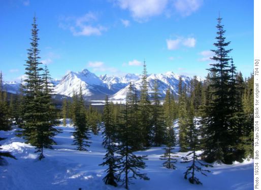 Spray Lakes Reservoir on return