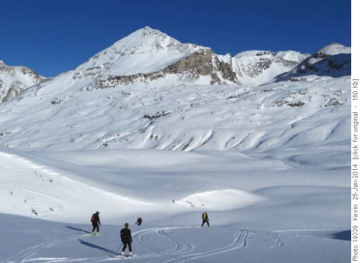 Traversing into Dolomite Pass
