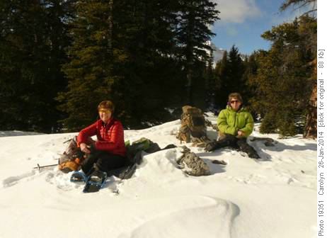 sunning at lunchtime