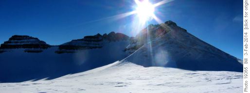 North side of Cirque Peak