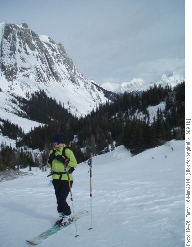 Jeannine Martel on French moraine