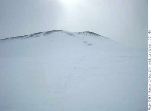 Climbing up to the lunch spot