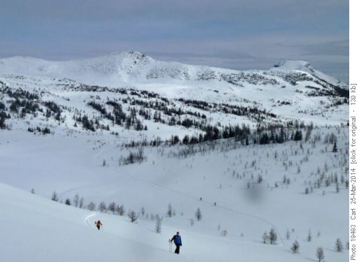 Climbing from Healy Meadows to the Monarch Ramparts