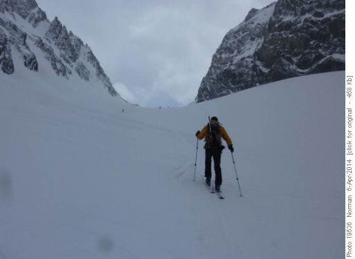 {607 da gan} climbing to the French col