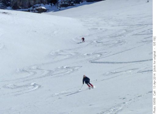 Turns in the bowl below Whyte-Niblock col