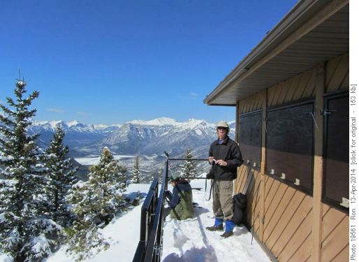 {140 Norm Acquroff} at the fire lookout