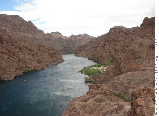 Colorado River gorge
