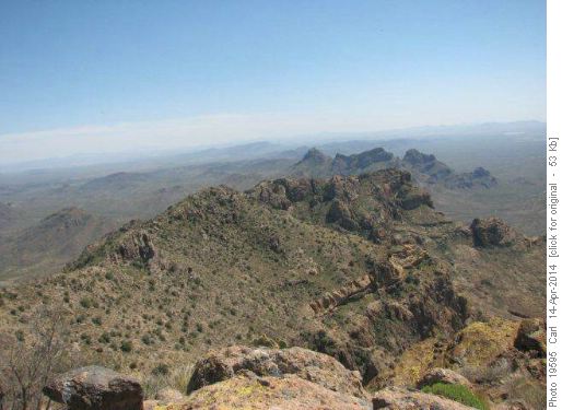 View from Ajo Peak