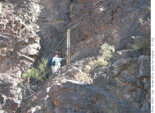 On the Picacho Peak Via Ferrata