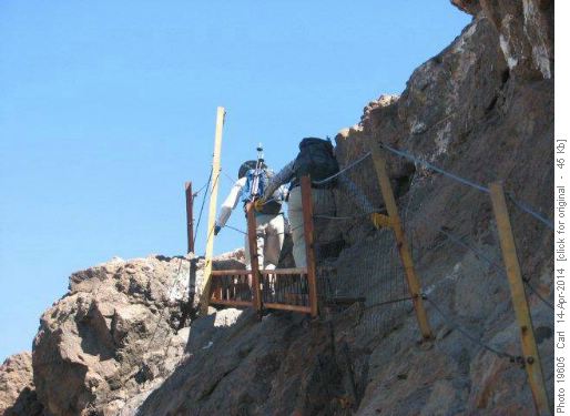 On the Picacho Peak Via Ferrata