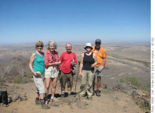 Summit group--Ginger, Carolyn, Carl, Marg, Bernie