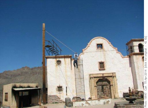 Stunt Men at Old Tucson Movie Location