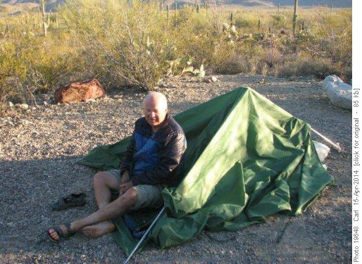 Tent no match for Arizona Wind!