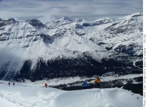 Along the ridge (Mt baker in bkg)