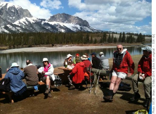 Lunch Beside the Bow River Lunch Beside the Bow River