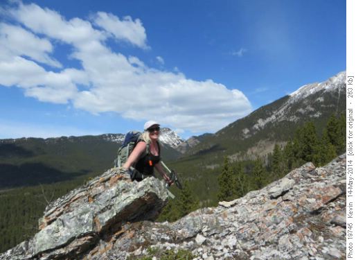 Christine on the ridge