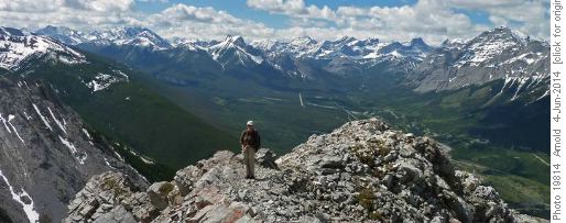 Looking SW From The Summit Ridge