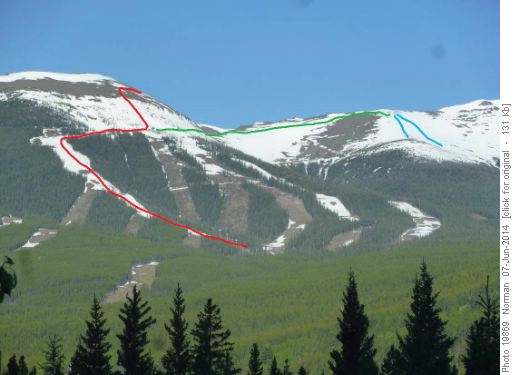 June hike & ski outing