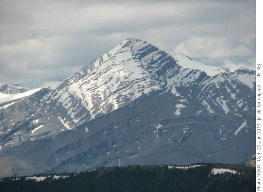 Mount Glasgow in snowy splendour