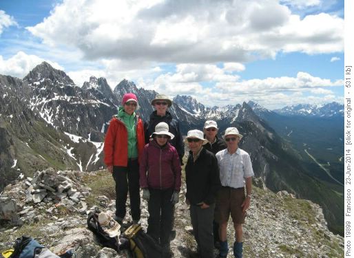 part of the group on Grizzly pk.