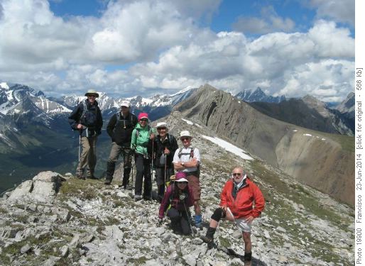 the long summit ridge