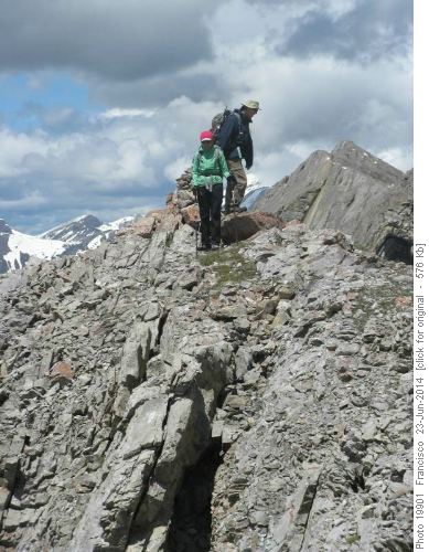Norm and Sonja at N. end of summit ridge