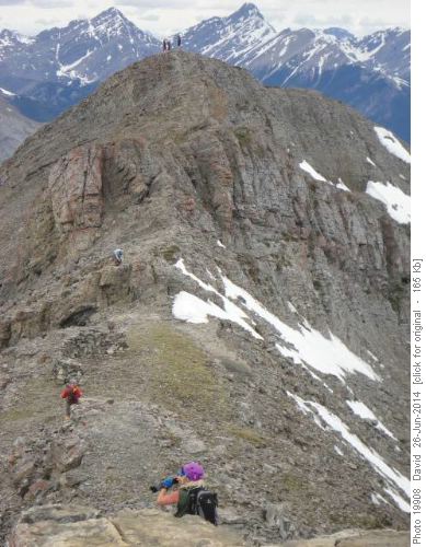 From Peak East to Peak West on East End of Rundle