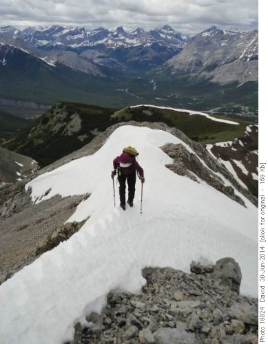 Old Baldy Mountain GR356417 {976  je pr} Crux Snow