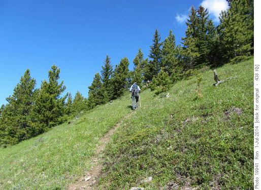 Pigeon Mtn, the steep bit