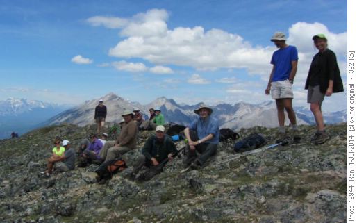 Canada Day gang on Pigeon Mtn