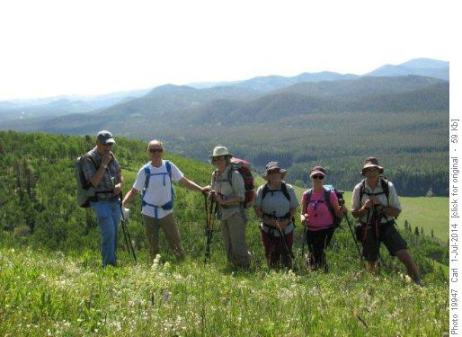Rocky Mountain Ramblers on the ridge
