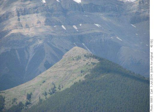 Mount Ware in front of Bluerock Mountain