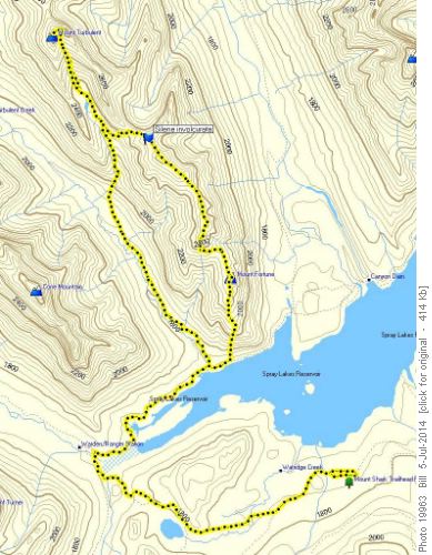 Fortune to Turbulent traverse track