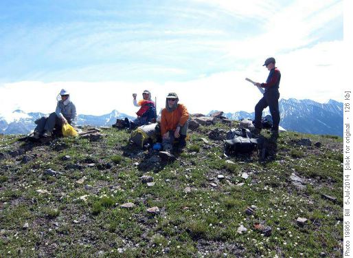 Sim, Alda, Arnold and Doug on Mt Fortune