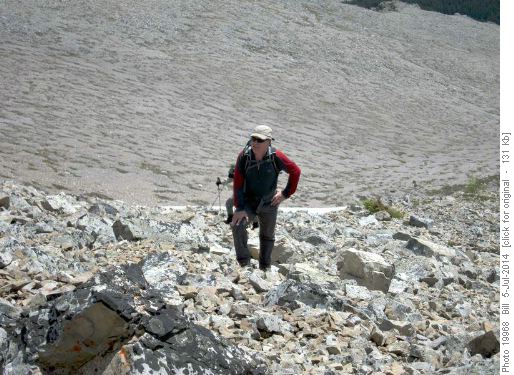 Doug pausing for the views