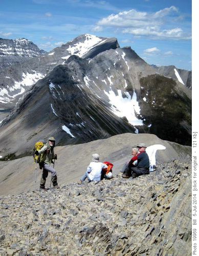 Mt Turbulent from the end of the ridge